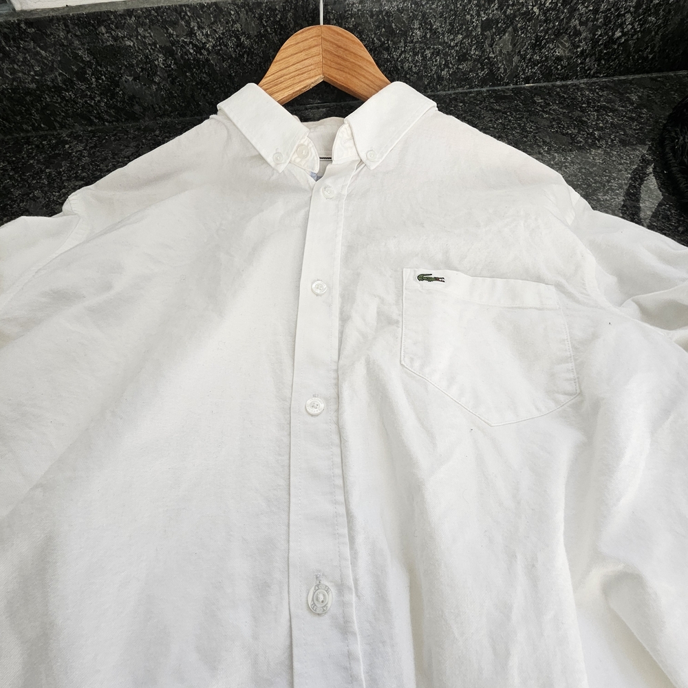 Lacoste Men's Classic White Casual Shirt
